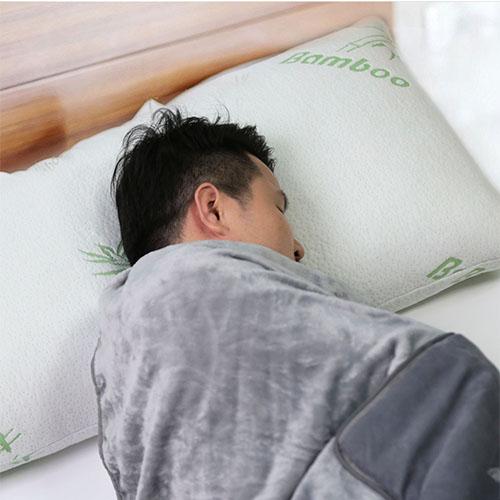 Bamboo Hypoallergenic Memory Foam Pillow Bedding - DailySale