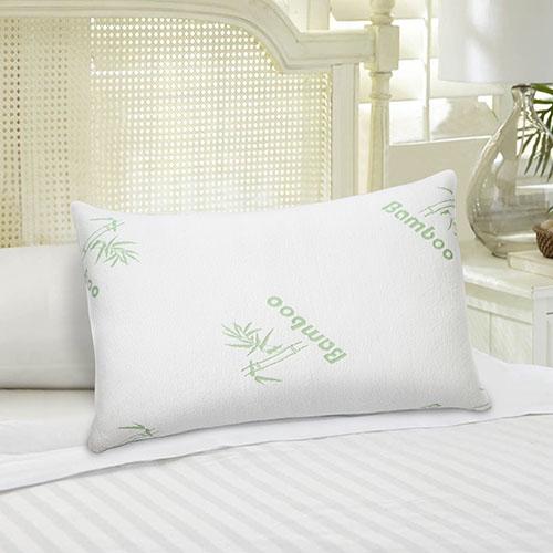 Bamboo Hypoallergenic Memory Foam Pillow Bedding - DailySale
