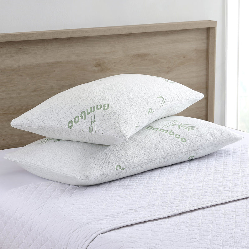 Bamboo Memory Foam Pillow Bed & Bath - DailySale