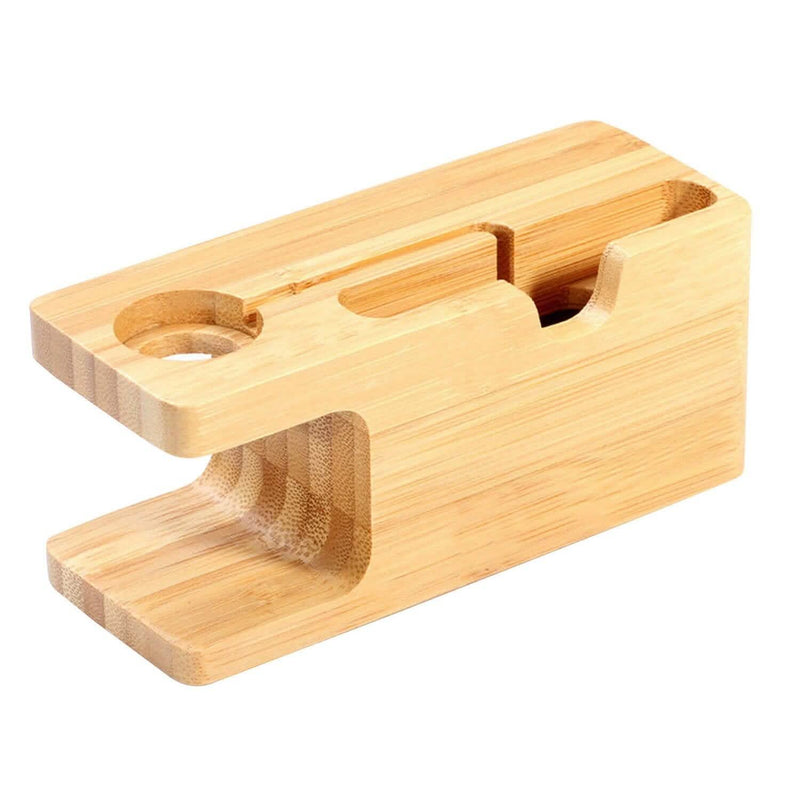 Bamboo Wood Charging Stand for Apple Watch Mobile Accessories - DailySale