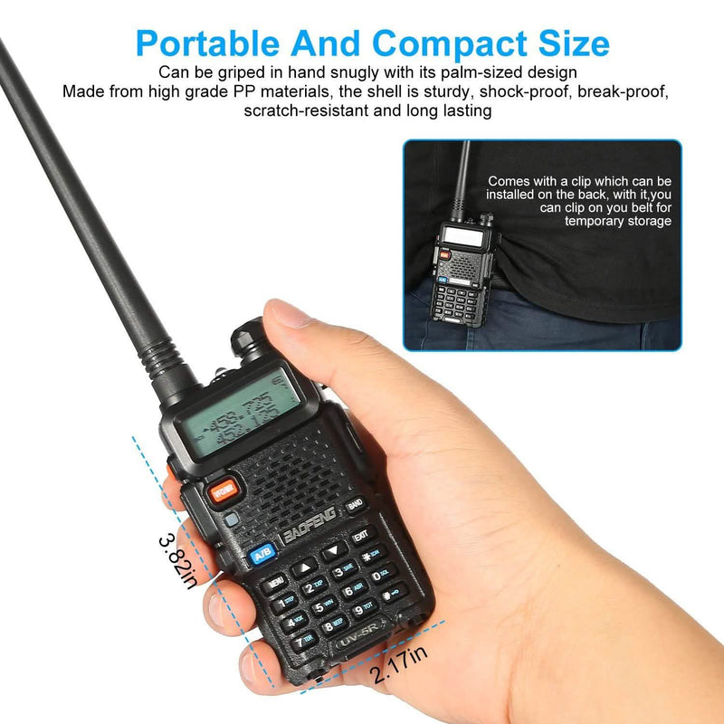 BaoFeng UV-5R 5W Walkie Talkie Sports & Outdoors - DailySale