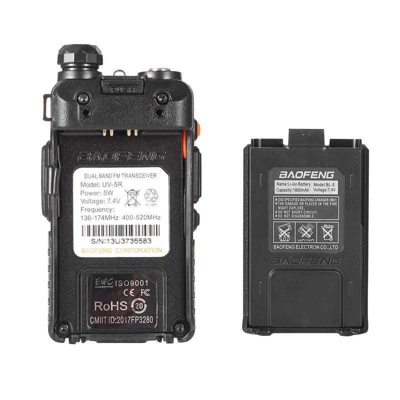 BaoFeng UV-5R 5W Walkie Talkie Sports & Outdoors - DailySale