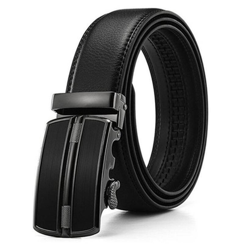 Barbados Men's Solid Buckle Leather Belt with Automatic Ratchet Men's Apparel 30 36 No. 3 - DailySale