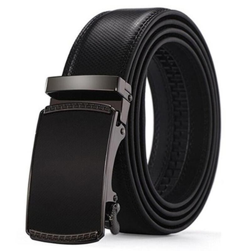 Barbados Men's Solid Buckle Leather Belt with Automatic Ratchet Men's Apparel 30 36 No. 4 - DailySale