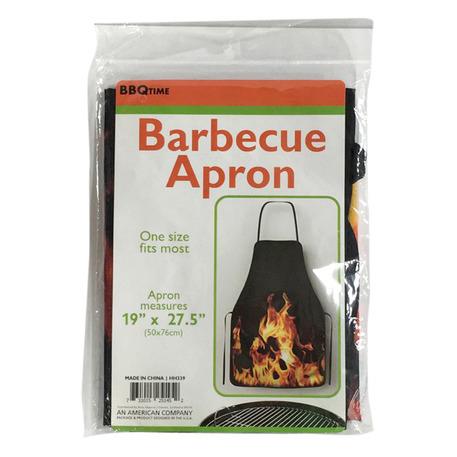 Barbecue Apron with Flame Design Kitchen Essentials - DailySale