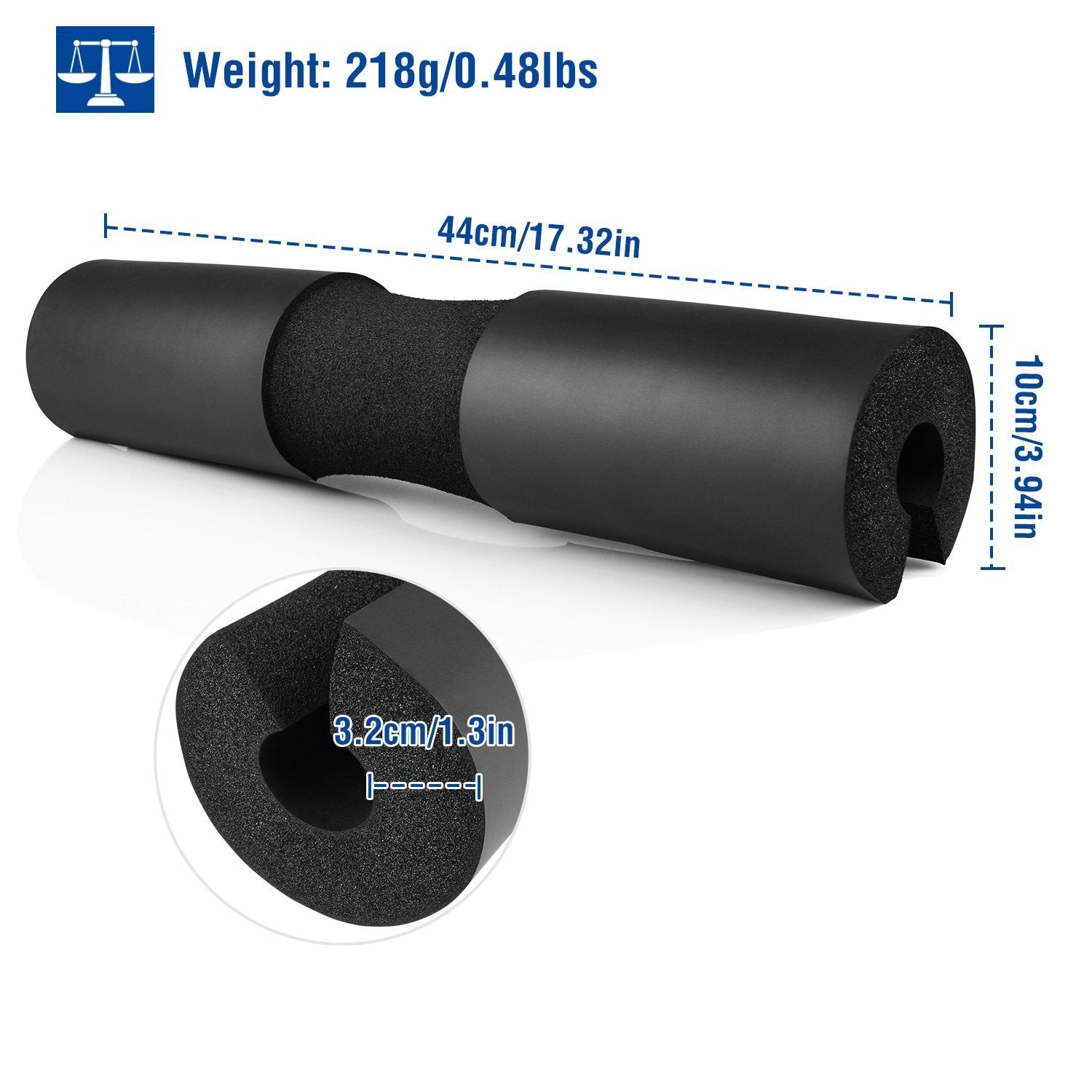 Barbell Pad Support Squat Bar Foam Cover Fitness - DailySale