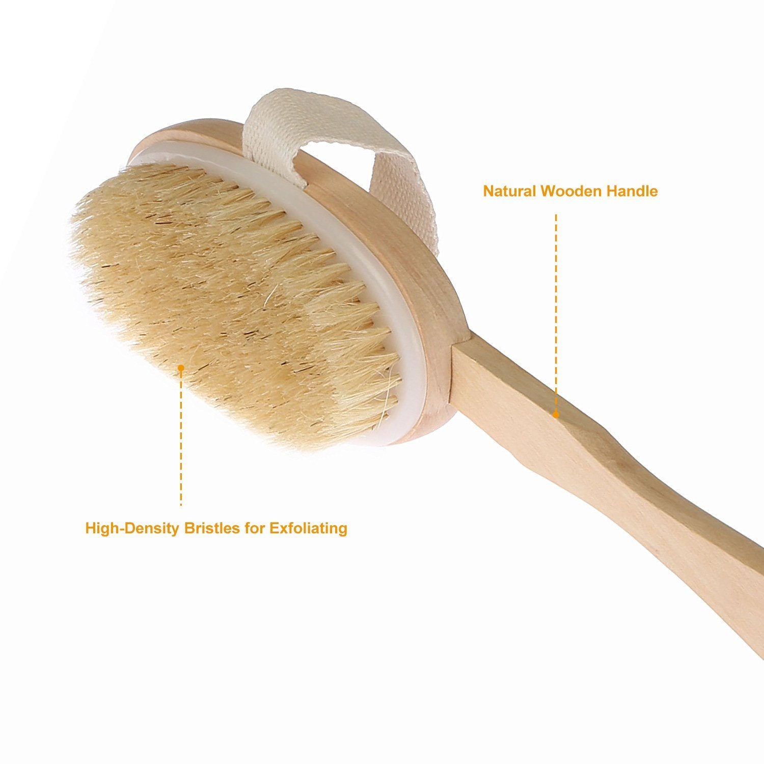 Bath Brush 15" Shower Body Back Scrubber Bath - DailySale