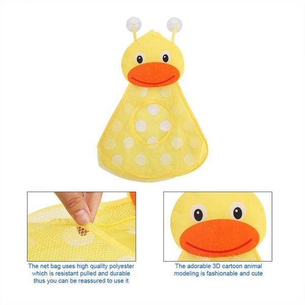 Bath Toy Organizer Net Bathtub Shower Bag Bath - DailySale