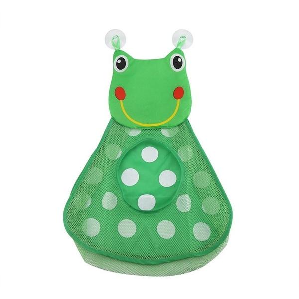 Bath Toy Organizer Net Bathtub Shower Bag Bath Green - DailySale