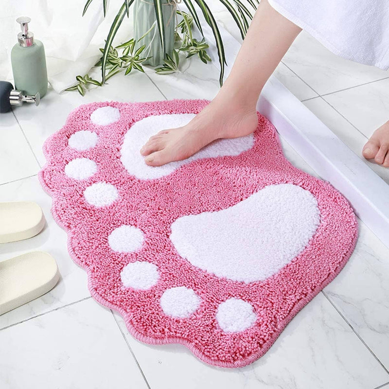Bathroom Rugs Mats Water Absorbent Non-Slip Mat Used Bath Pink 16x24" - DailySale