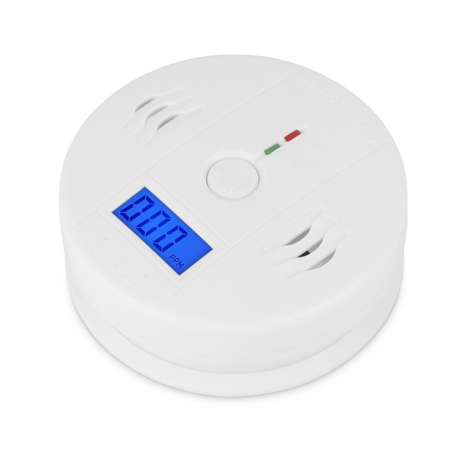 Battery Operated Carbon Monoxide Sensor Alarm Household Appliances - DailySale