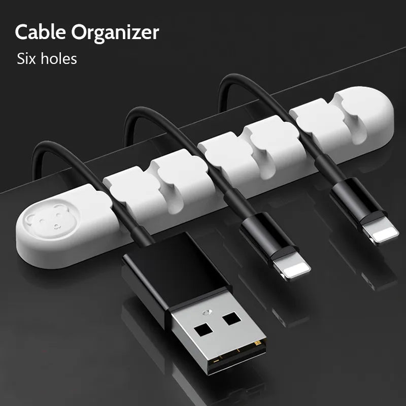 Bear Silicone Wire Organizer Storage Computer Accessories - DailySale