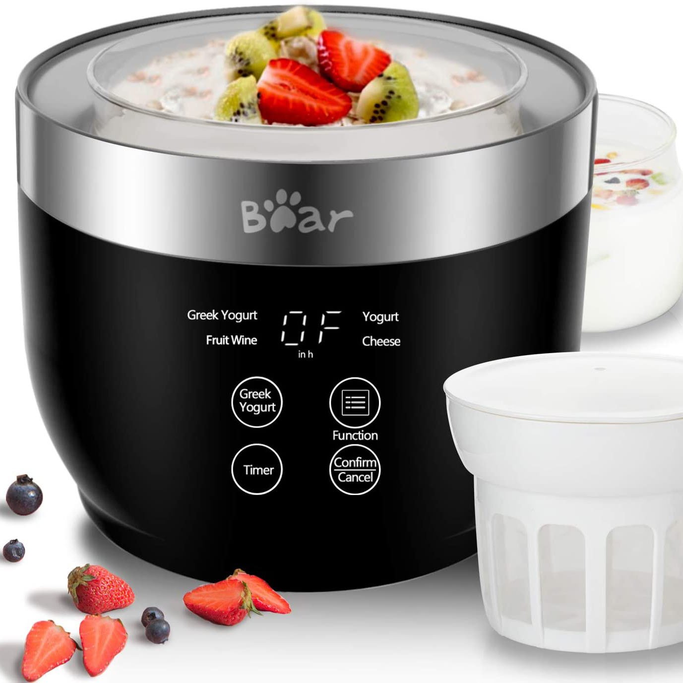 Bear Yogurt Maker Machine with Stainless Steel Inner Pot Kitchen & Dining - DailySale