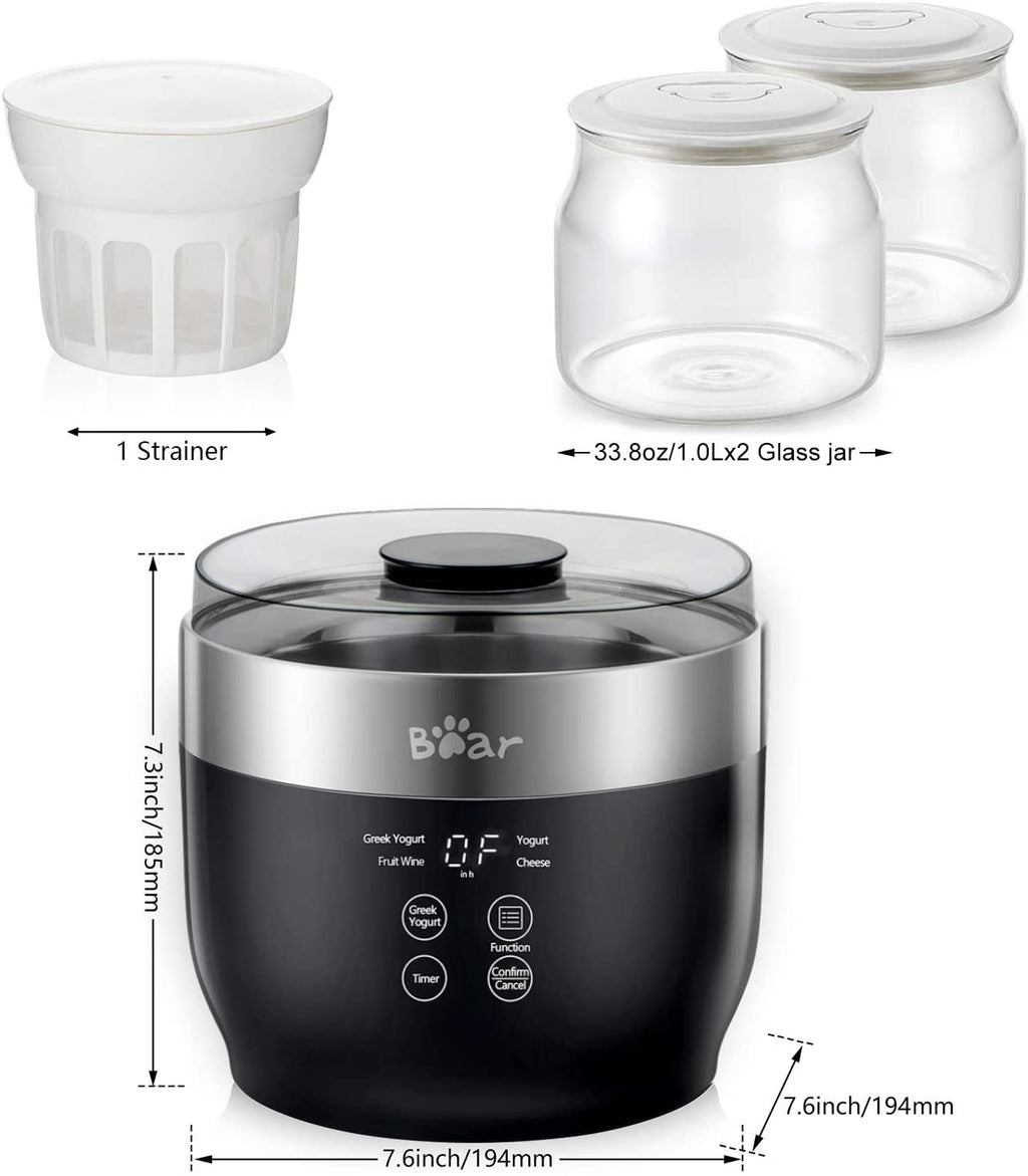  Bear Air Fryer and Bear Yogurt Maker: Home & Kitchen