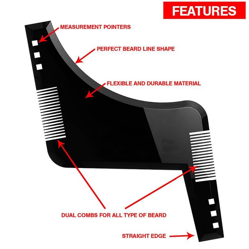 Beard Styling Comb Trim Guide Beauty & Personal Care - DailySale