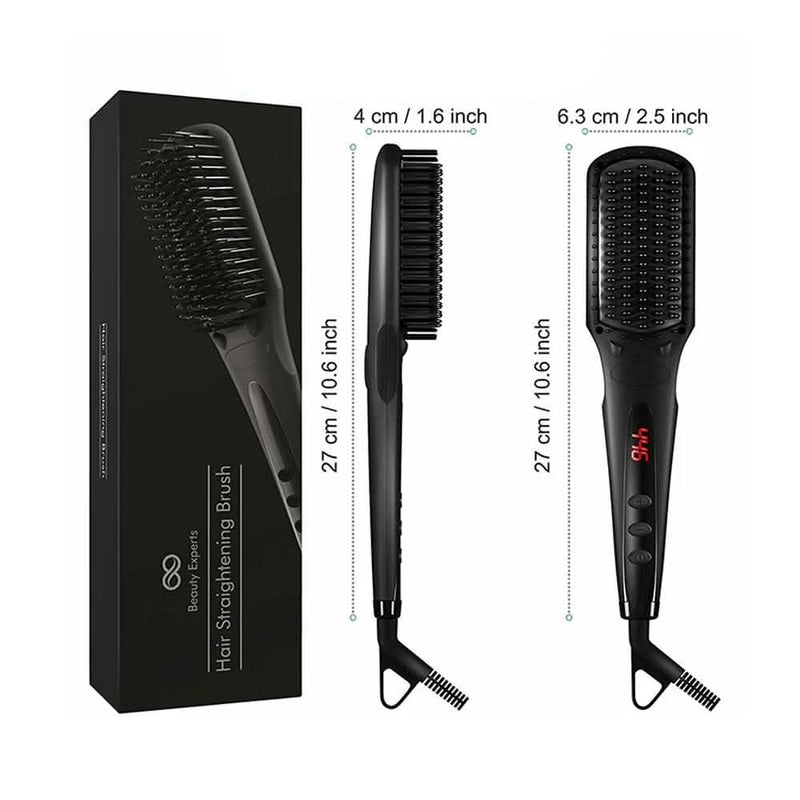 Beauty Experts Ceramic Ion Hair Straightening Brush Beauty & Personal Care - DailySale