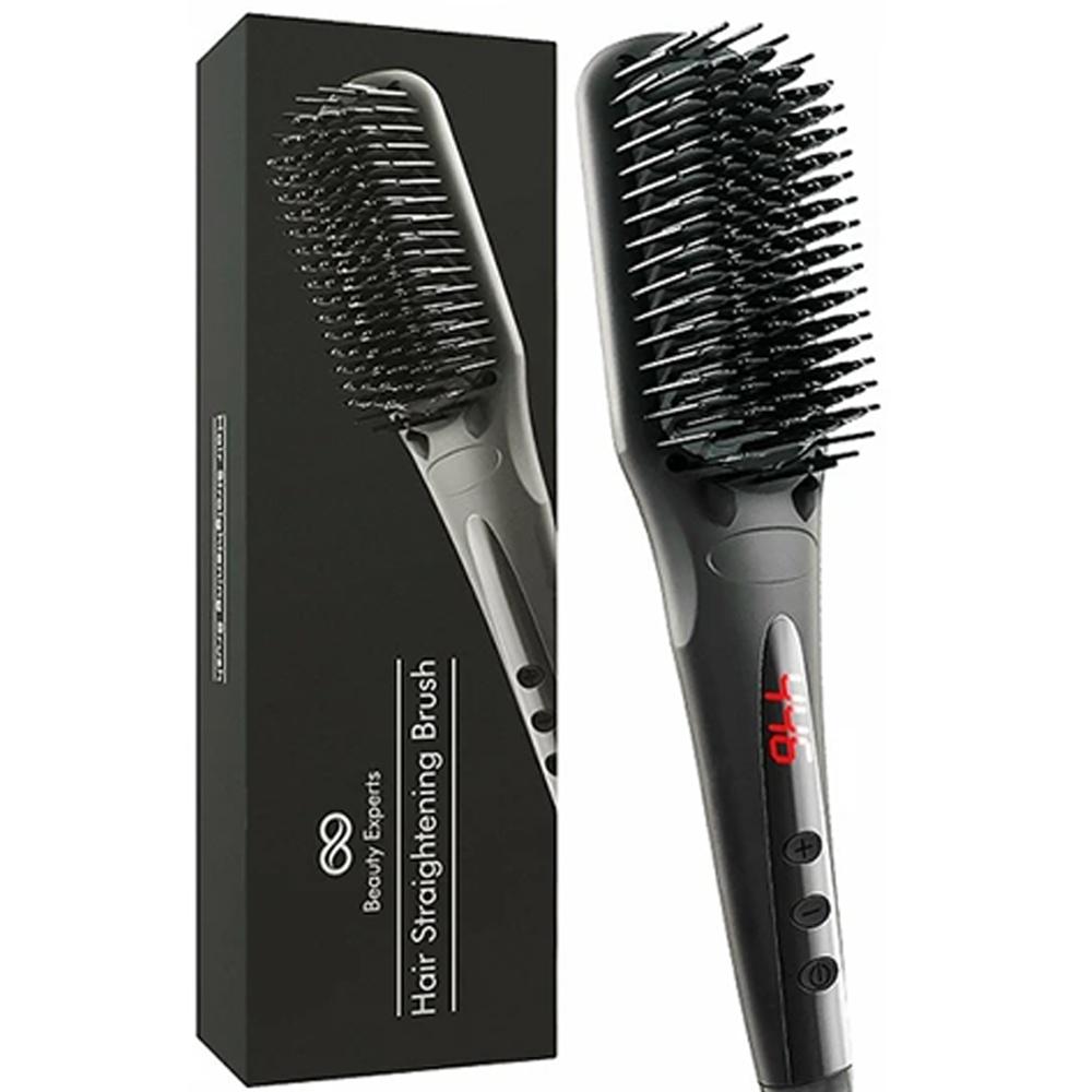 Beauty Experts Ceramic Ion Hair Straightening Brush Beauty & Personal Care - DailySale