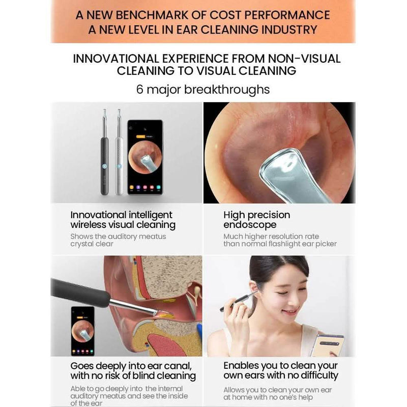 Bebird R1 Wireless Intelligent Visual Otoscope Ear Cleaner Beauty & Personal Care - DailySale