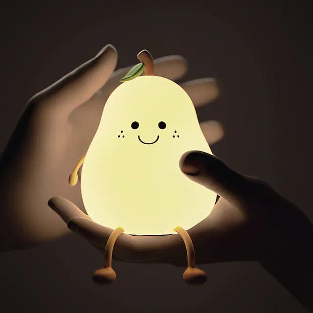 Bedroom Sleeping Bedside Tap Light LED Pear Shape Night Light Indoor Lighting - DailySale