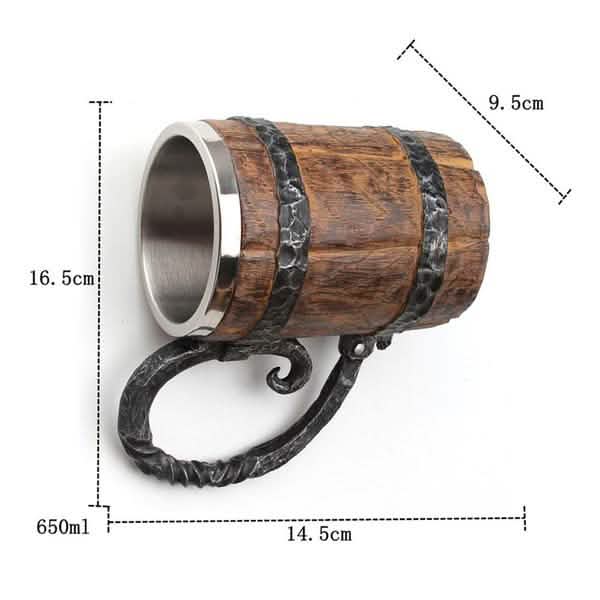 Beer Mugs Stainless Steel Drinkware Wine & Dining - DailySale
