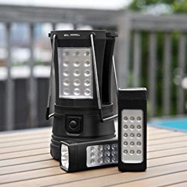 Bell + Howell 70 LED 7 Inch Super Bright Power Lantern with Dual Flashlights Sports & Outdoors - DailySale