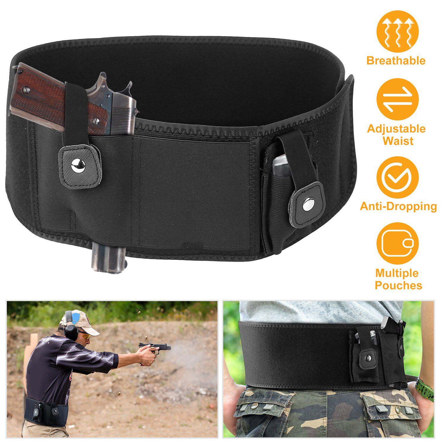 Belly Band Gun Holster Tactical - DailySale