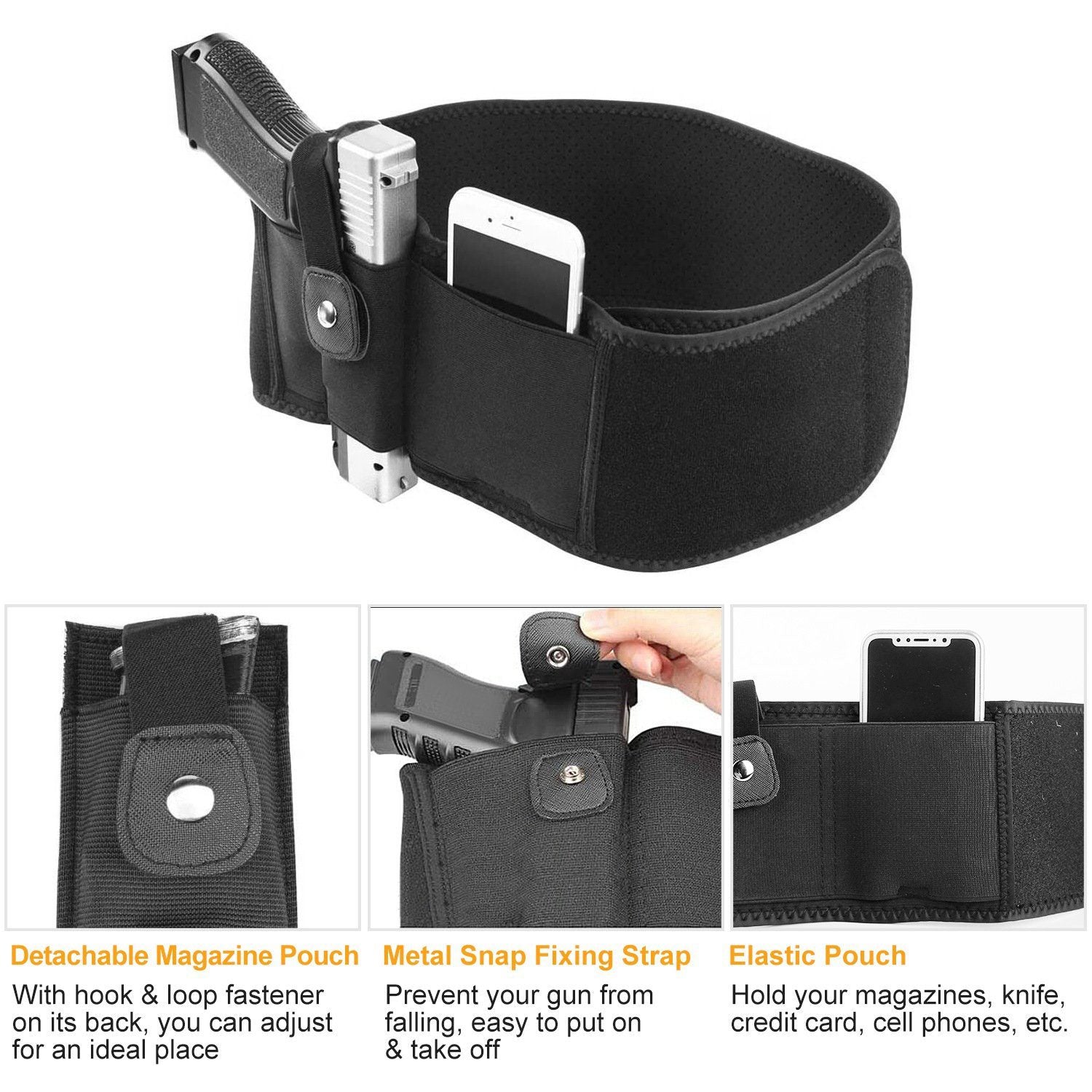 Belly Band Gun Holster Tactical - DailySale