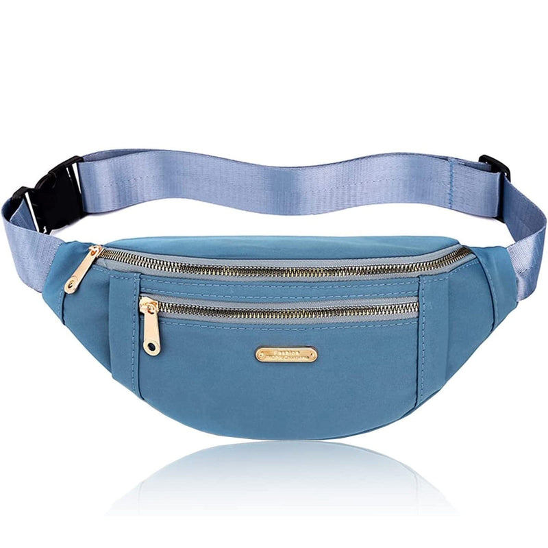 Belt Bag Waist Pack Crossbody Bag Fanny Pack Phone Holder Bags & Travel Blue - DailySale