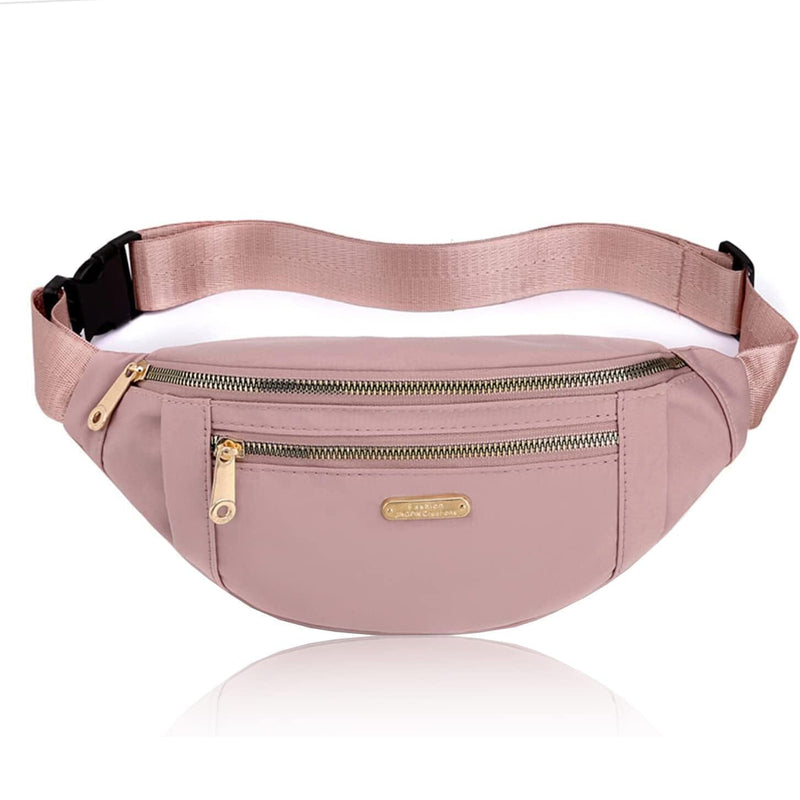 Belt Bag Waist Pack Crossbody Bag Fanny Pack Phone Holder Bags & Travel Pink - DailySale