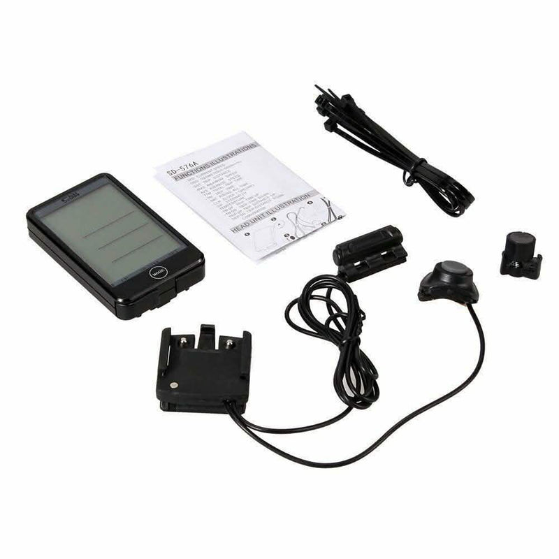 Bicycle Wireless LCD Digital GPS Cycle Computer Backlight Speedometer Odometer Sports & Outdoors - DailySale