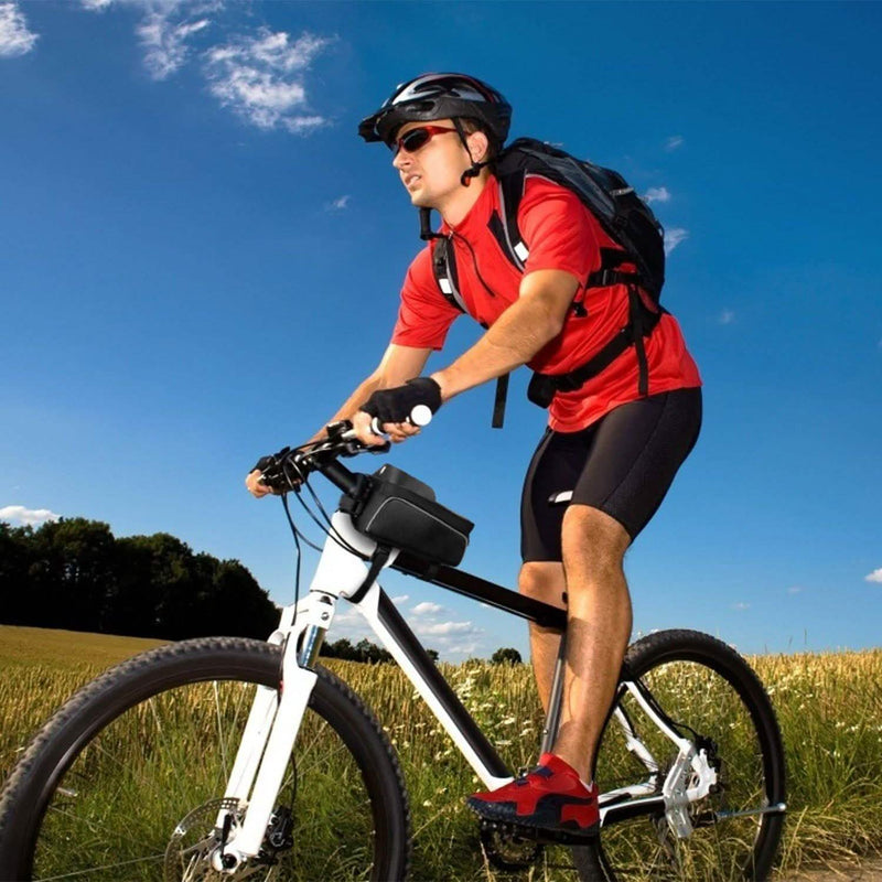 Bike Phone Front Frame Bag with Touch Screen Sun-Visor Sports & Outdoors - DailySale