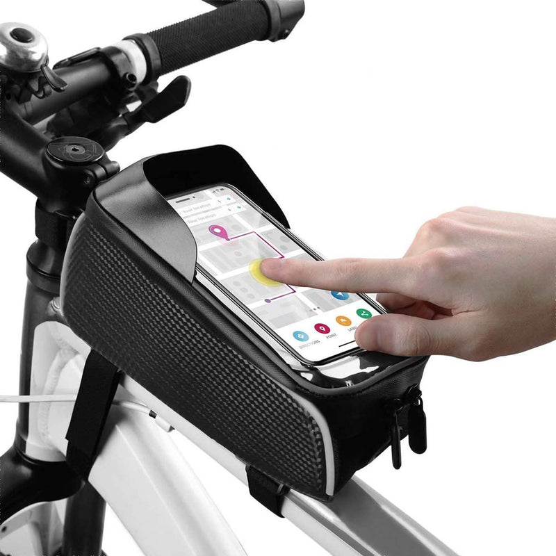 Bike Phone Front Frame Bag with Touch Screen Sun-Visor Sports & Outdoors - DailySale