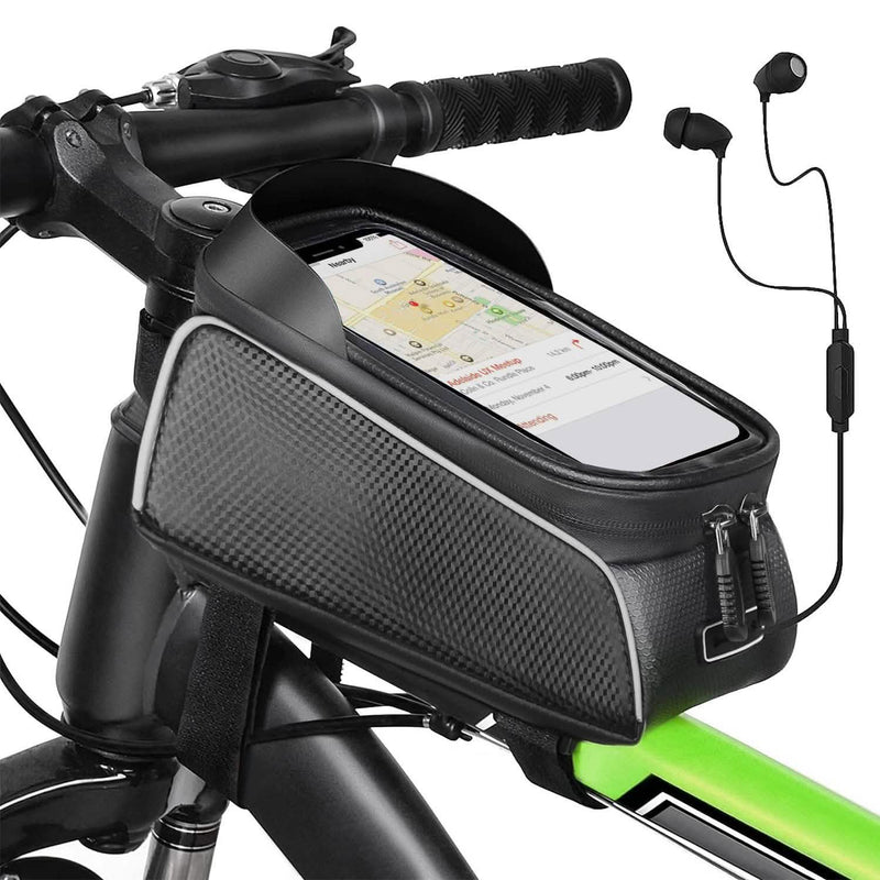 Bike Phone Front Frame Bag with Touch Screen Sun-Visor Sports & Outdoors - DailySale