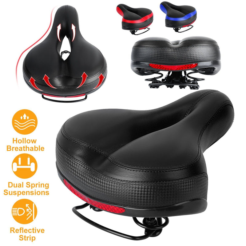 Bike Seat Water Resistant Bicycle Padded Saddle Wear Sports & Outdoors - DailySale