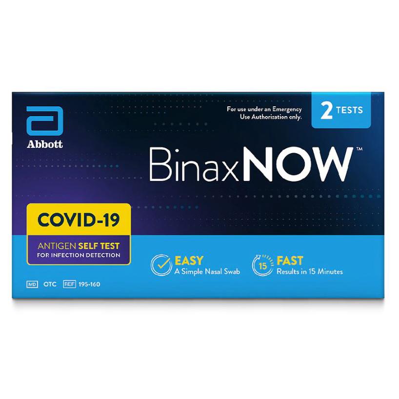 BinaxNOW COVID-19 Antigen Self-Test at Home Kit Face Masks & PPE - DailySale