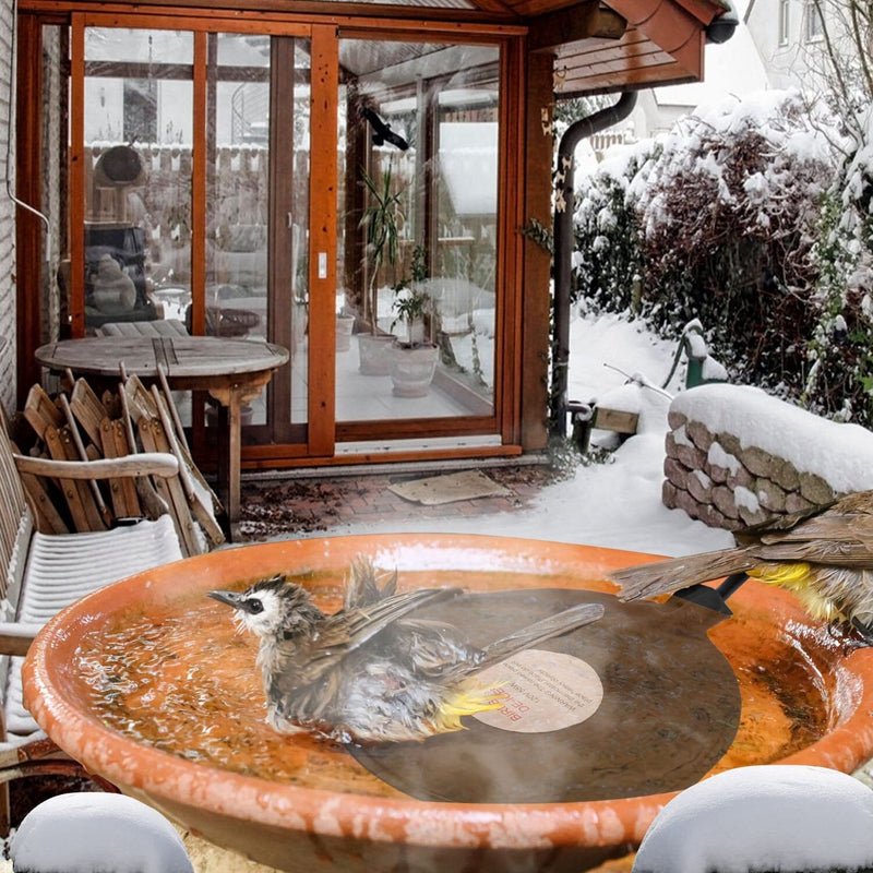 Bird Bath Deicer Outdoor Winter Water Heater Thermostatically Controlled Pet Supplies - DailySale