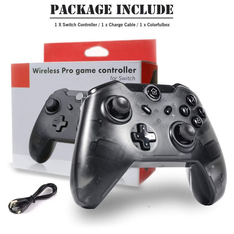 Black Bluetooth Wireless Controller for Nintendo Switch Video Games & Consoles - DailySale