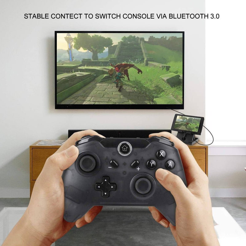 Black Bluetooth Wireless Controller for Nintendo Switch Video Games & Consoles - DailySale