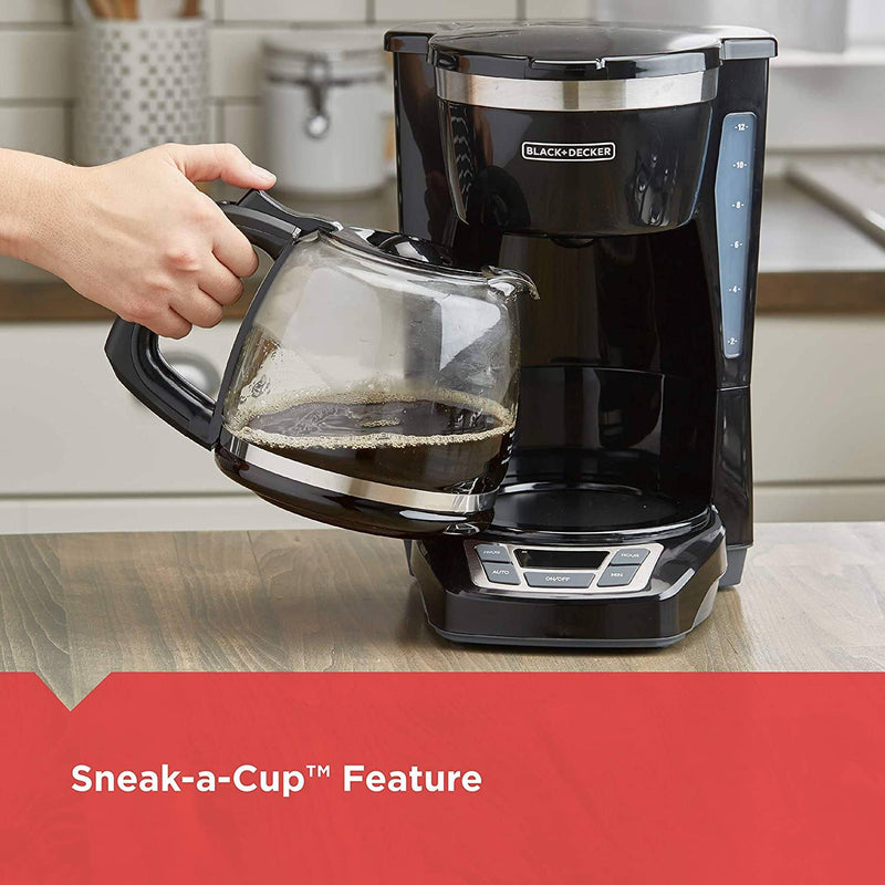 Black & Decker 12-Cup Programmable Coffeemaker Kitchen & Dining - DailySale