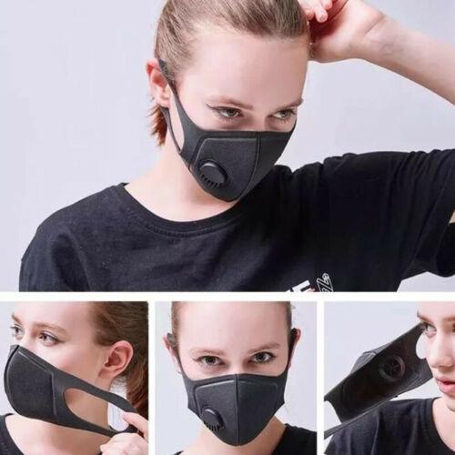 Black Face Mask with Filter Wellness & Fitness - DailySale