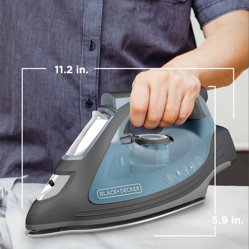 BLACK+DECKER IMPACT Advanced Steam Iron with Maximum Durability and 360 Pivoting Cord Household Appliances - DailySale