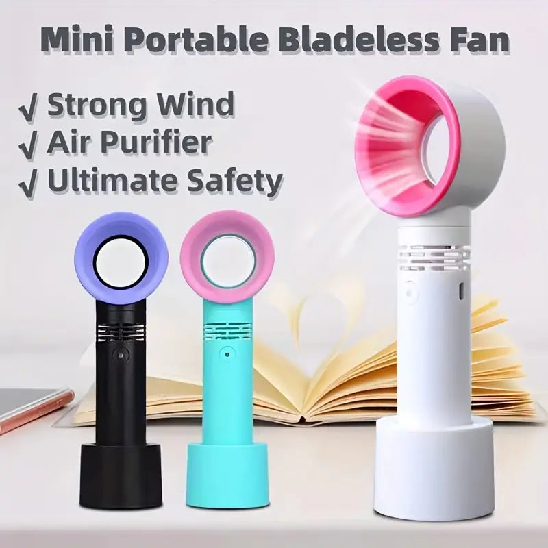 Bladeless Handheld Fan for Eyelash Extension Beauty & Personal Care - DailySale