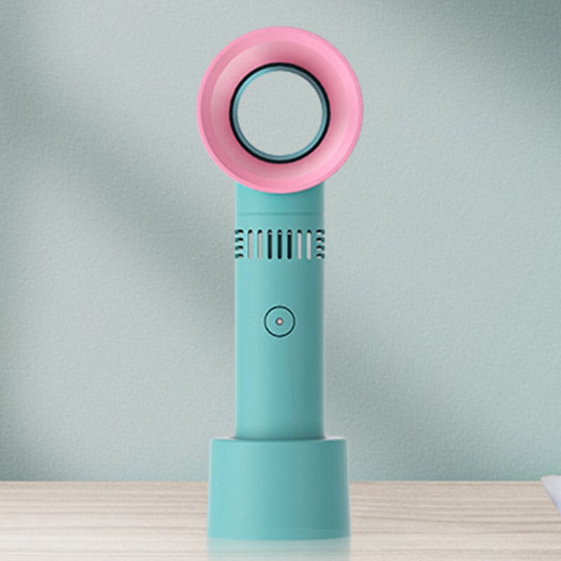 Bladeless Handheld Fan for Eyelash Extension Beauty & Personal Care Green - DailySale