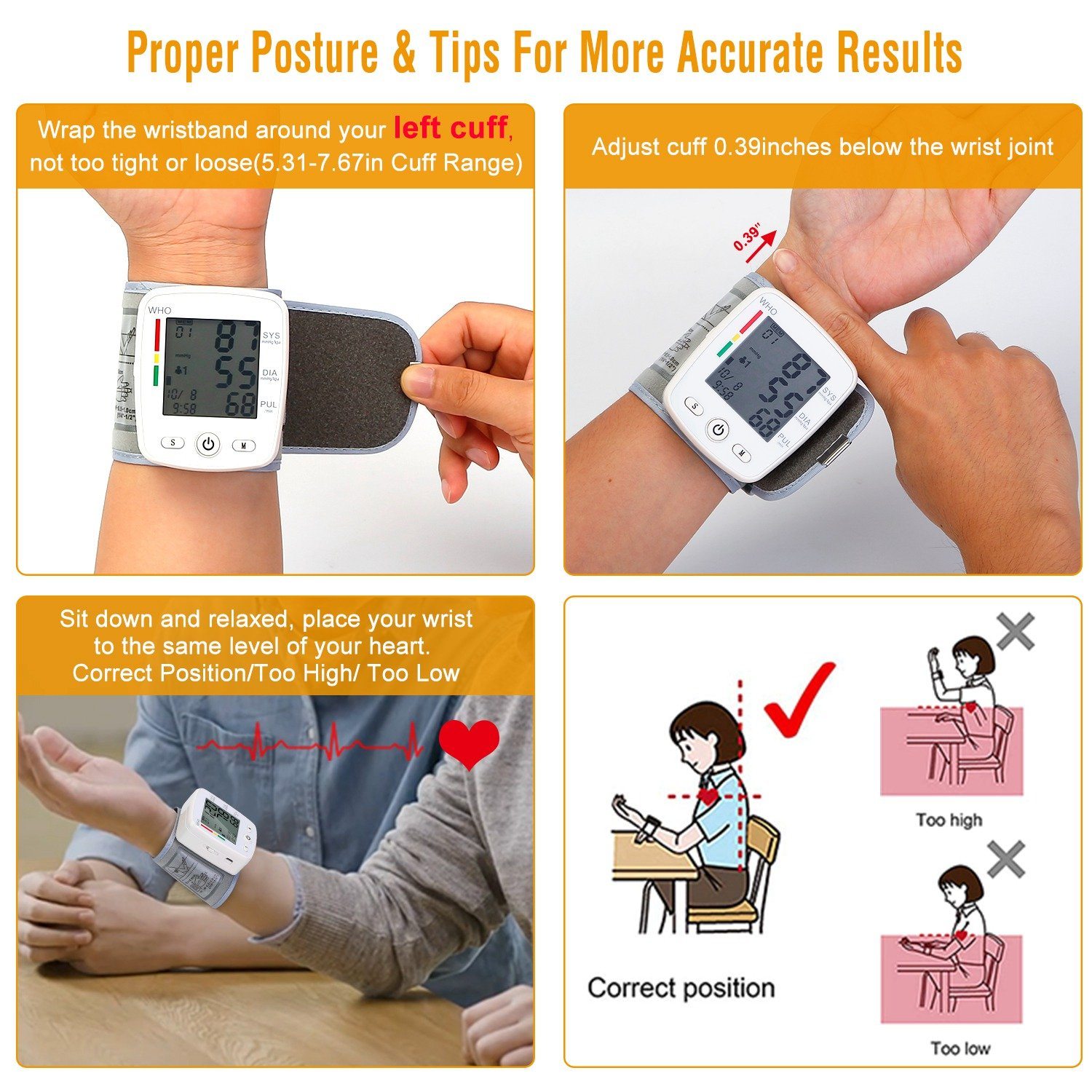 Blood Pressure Monitor Wellness - DailySale