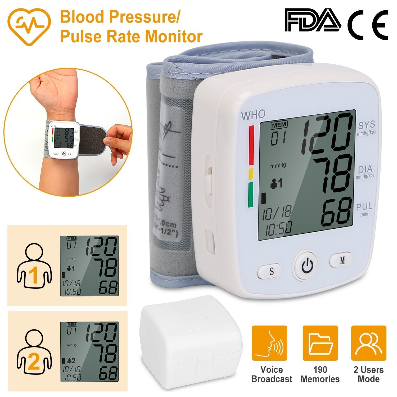 Blood Pressure Monitor Wellness - DailySale