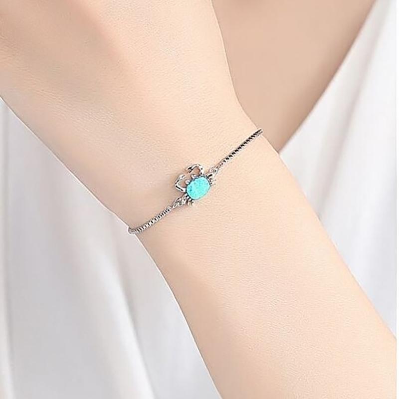 Blue Opal Adjustable Bolo Charm Bracelets Jewelry - DailySale