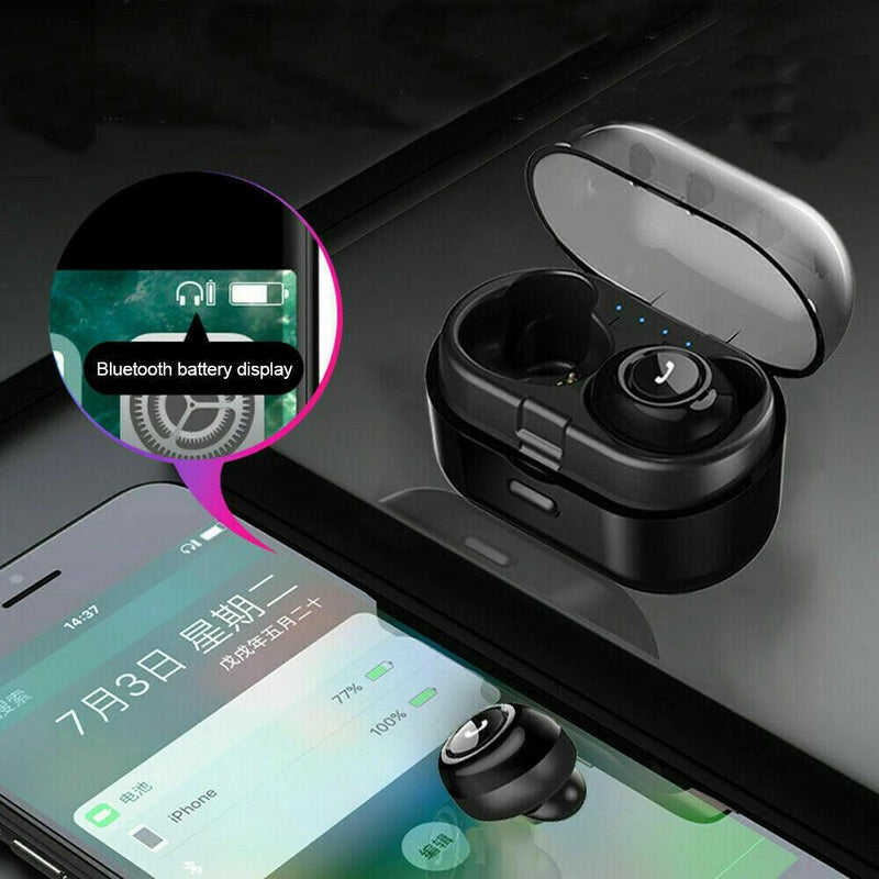 Bluetooth 5.0 Mini Earbuds Headset Wireless Earphones Headphones - DailySale