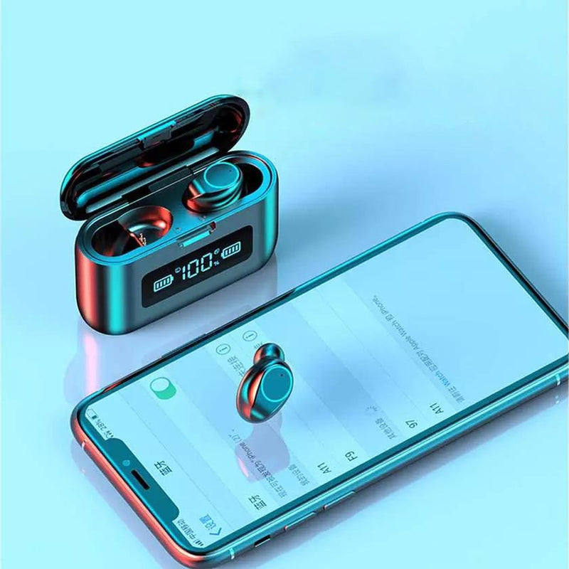 Bluetooth 5.0 True Wireless Earbuds With Built-In Mic Headphones - DailySale