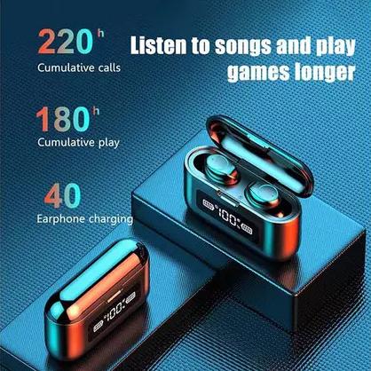Bluetooth 5.0 True Wireless Earbuds With Built-In Mic Headphones - DailySale