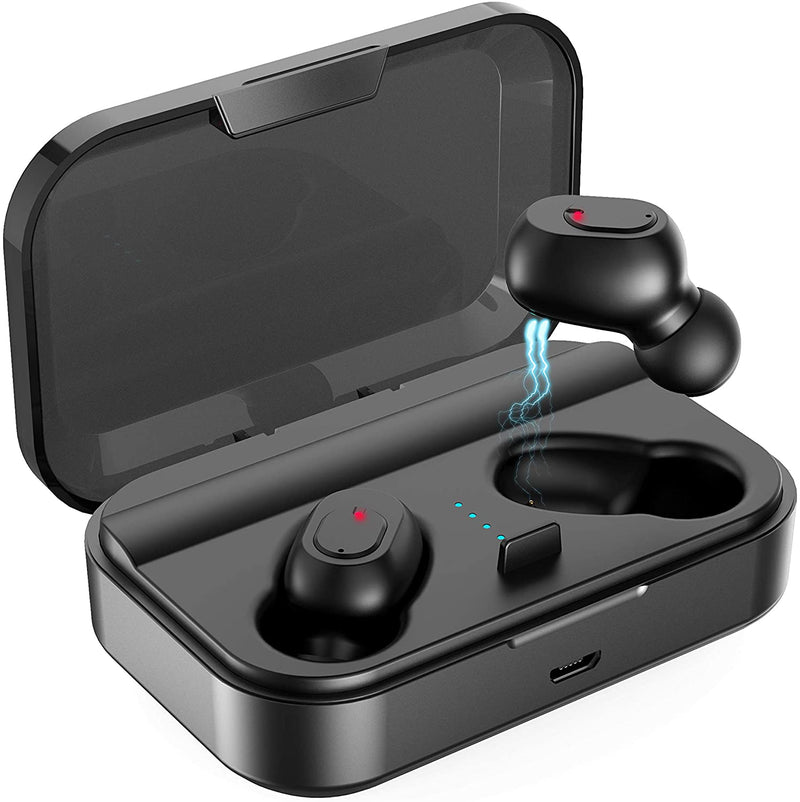 Bluetooth 5.0 Wireless Earbuds with 2000mAh Charging Case Stereo Headphones Headphones & Audio - DailySale